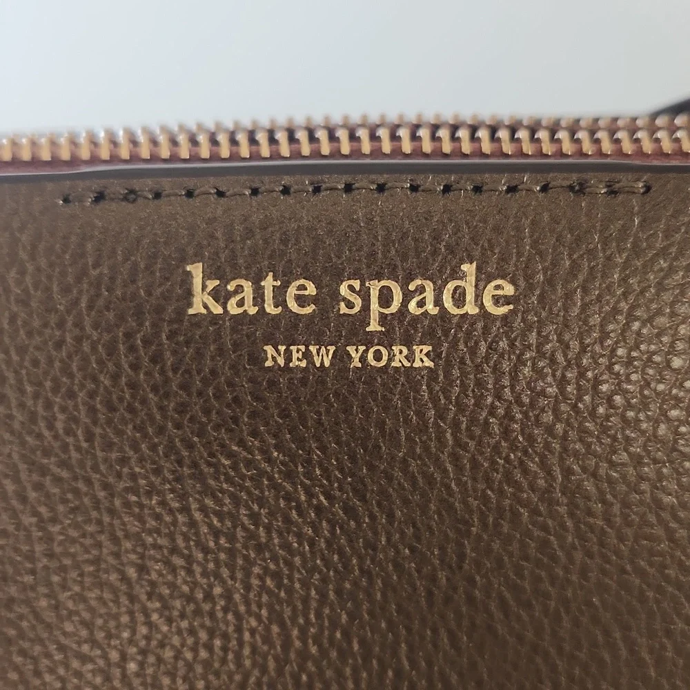 Kate Spade Eva Metallic Brown Crossbody Bag